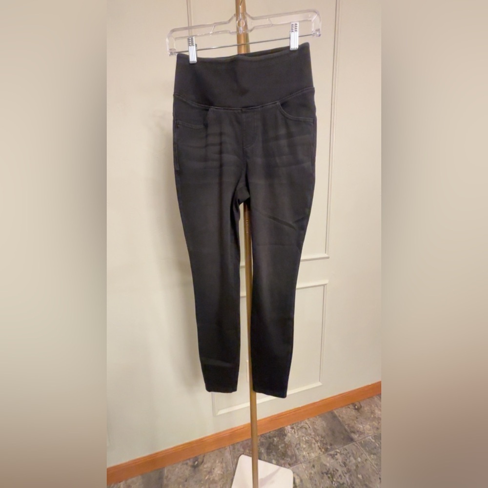 Halara Jeans Charcoal Denim Flex Tummy Control Butt Lifting Leggings MSRP $41